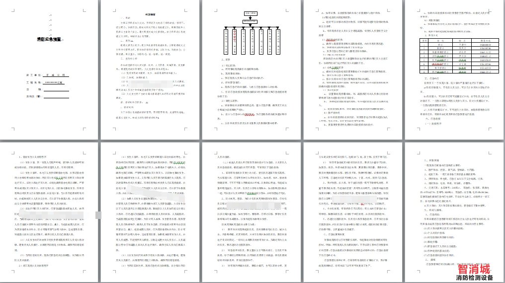 最新版一套完整的消防应急预案